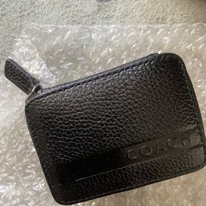 Coach Zip Bag Black Case
